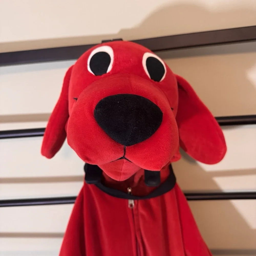 Clifford Big Red Dog Costume Rubies Boys Girls Unisex Plush Faux Velvet Medium - Picture 2 of 7